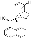 结构式 CAS# 485-71-2, 辛可尼丁; (9S)-6'-甲氧基辛可宁-9-醇; 4-喹啉基-(5-乙烯基-1-氮杂双环[2.2.2]辛烷-2-基)甲醇
