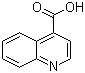 喹啉-4-羧酸分子结构 (CAS 486-74-8)