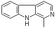 结构式 CAS# 486-84-0, 哈尔满碱