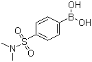 structure of CAS# 486422-59-7, 4-(N,N-Dimethylsulphonamido)benzeneboronic acid;N,N-Dimethyl 4-boronobenzenesulfonamide; [4-[(Dimethylamino)sulfonyl]phenyl]boronic acid
