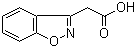 1,2-苯并异噁唑-3-乙酸分子结构 (CAS 4865-84-3)
