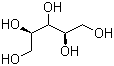结构式 CAS# 488-81-3, D-(+)-阿拉伯糖醇