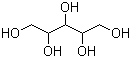 结构式 CAS# 488-82-4, D(+)-阿拉伯糖醇