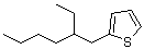 structure of CAS# 4891-44-5, 2-(2-Ethylhexyl)thiophene;2-(2'-Ethylhexyl)thiophene
