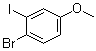 4-Bromo-3-iodoanisole molecular structure (CAS 4897-68-1)