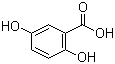 结构式 CAS# 490-79-9, 2,5-二羟基苯甲酸; 5-羟基水杨酸; 龙胆酸