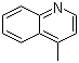 4-甲基喹啉分子结构 (CAS 491-35-0)