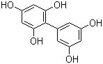 结构式 CAS# 491-45-2, 2,4,6,3',5'-联苯五酚