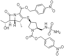 结构式 CAS# 491878-07-0, 多尼培南缩合物