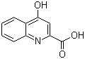 4-羟基喹啉-2-羧酸分子结构 (CAS 492-27-3)