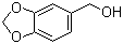 Piperonyl alcohol molecular structure (CAS 495-76-1)