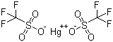 Mercury(II) trifluoromethanesulphonate molecular structure (CAS 49540-00-3)