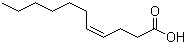 (Z)-4-十一烯酸分子结构 (CAS 49580-59-8)