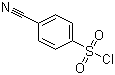 structure of CAS# 49584-26-1, 4-Cyanobenzenesulfonyl chloride;4-Cyanobenzene-1-sulphonyl chloride
