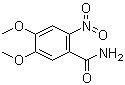 4,5-二甲氧基-2-硝基苯甲酰胺分子结构 (CAS 4959-60-8)