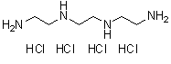 Triethylenetetramine tetrahydrochloride molecular structure (CAS 4961-40-4)