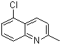 5-Chloroquinaldine molecular structure (CAS 4964-69-6)