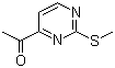 4-Acetyl-2-methylthiopyrimidine molecular structure (CAS 496863-48-0)