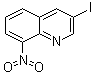3-Iodo-8-nitroquinoline molecular structure (CAS 497084-46-5)
