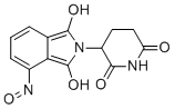 structure of CAS# 497147-11-2, Pomalidomide Impurity E;3-(1,3-Dihydroxy-4-nitrosoisoindol-2-yl)piperidine-2,6-dione