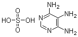 4,5,6-Pyrimidinetriamine sulfate molecular structure (CAS 49721-45-1)