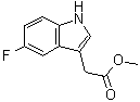(5-Fluoro-1H-indol-3-yl)acetic acid methyl ester molecular structure (CAS 497258-29-4)