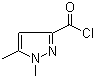 1,5-Dimethylpyrazole-3-carbonyl chloride molecular structure (CAS 49783-84-8)