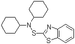 结构式 CAS# 4979-32-2, N,N-二环己基-2-苯并噻唑次磺酰胺