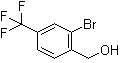 2-Bromo-4-(trifluoromethyl)benzenemethanol molecular structure (CAS 497959-33-8)