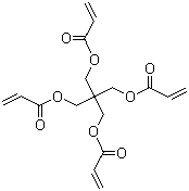 Pentaerythritol tetraacrylate molecular structure (CAS 4986-89-4)