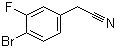 structure of CAS# 499983-13-0, 4-Bromo-3-fluorophenylacetonitrile;4-Bromo-3-fluorobenzeneacetonitrile