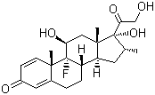 Dexamethasone molecular structure (CAS 50-02-2)