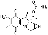 结构式 CAS# 50-07-7, 丝裂霉素 C; 嘧吡霉素