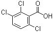 2,3,6-Trichlorobenzoic acid molecular structure (CAS 50-31-7)