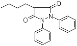 Phenylbutazone molecular structure (CAS 50-33-9)