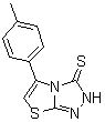 5-(4-Methylphenyl)thiazolo[2,3-c]-1,2,4-triazole-3(2H)-thione molecular structure (CAS 500112-74-3)