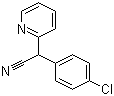 2-(4-Chlorophenyl)-2-(pyridin-2-yl)acetonitrile molecular structure (CAS 5005-37-8)