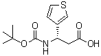 (betaS)-beta-[[(1,1-Dimethylethoxy)carbonyl]amino]-3-thiophenepropanoic acid molecular structure (CAS 500770-67-2)