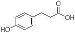 3-(4-Hydroxyphenyl)propionic acid molecular structure (CAS 501-97-3)