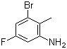 结构式 CAS# 502496-36-8, 3-溴-5-氟-2-甲基苯胺