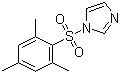 structure of CAS# 50257-39-1, 1-(2-Mesitylenesulfonyl)imidazole;1-[(2,4,6-Trimethylphenyl)sulphonyl]-1H-imidazole