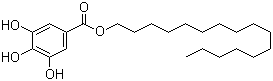 structure of CAS# 5026-65-3, Hexadecyl 3,4,5-trihydroxybenzoate;3,4,5-Trihydroxybenzoic acid hexadecyl ester; Cetyl gallate