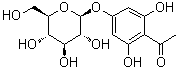 structure of CAS# 5027-30-5, Phloroacetophenone 4-O-beta-D-glucopyranoside