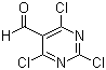 结构式 CAS# 50270-27-4, 2,4,6-三氯-5-嘧啶甲醛