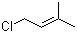 1-Chloro-3-methyl-2-butene  molecular structure (CAS 503-60-6)