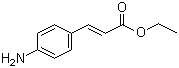 Ethyl 4-aminocinnamate molecular structure (CAS 5048-82-8)