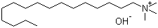 十六烷基三甲基氢氧化铵分子结构 (CAS 505-86-2)
