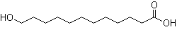 结构式 CAS# 505-95-3, 12-羟基月桂酸