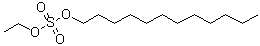 Ethyl lauryl sulfate molecular structure (CAS 50514-02-8)