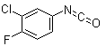结构式 CAS# 50529-33-4, 3-氯-4-氟苯基异氰酸酯